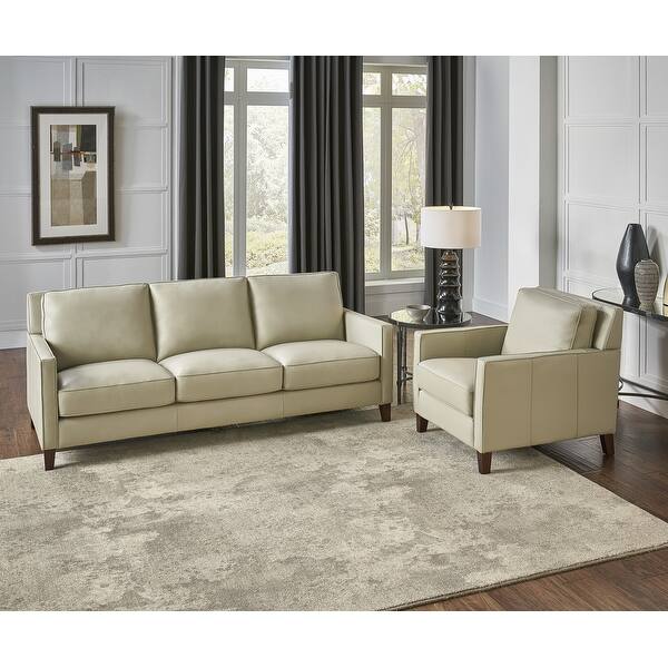 Shop Hydeline Ashby Top Grain Leather Sofa Sets Sofa And Chair