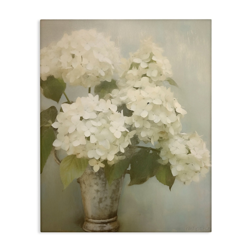 Stupell Faded Country Hydrangeas Canvas Wall Art Design By Arlington Prints