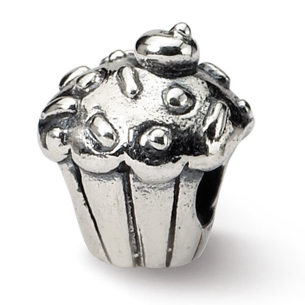 Shop Sterling Silver Reflections Kids Cupcake Bead 4mm Diameter Hole Shop Sterling Silver Reflections Kids Cupcake Bead 4mm Diameter Hole
