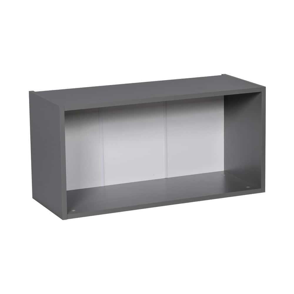 30" x 18" Wall Cabinet-Double Door-Grey - 30 x 18 x 12