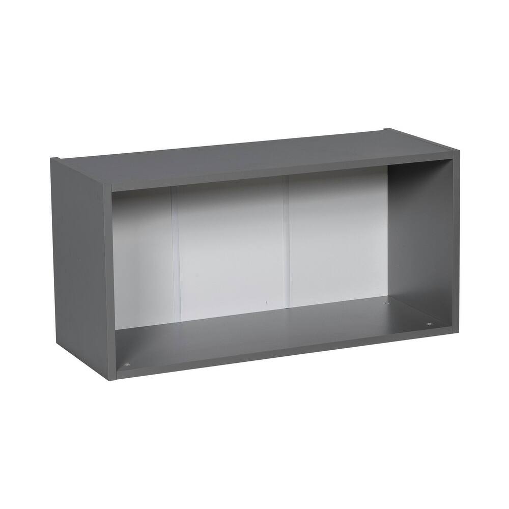 36" x 18" Wall Cabinet-Double Door-Grey - 36 x 18 x 12