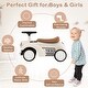 preview thumbnail 19 of 25, Kids Sit to Stand Vehicle with Working Steering Wheel and Under Seat Storage - 23" x 10.5" x 13.5" (L x W x H)