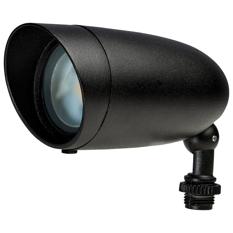 LED Landscape Flood 9 Watt Matte Black Finish 3000K 120 Volt - Matte Black
