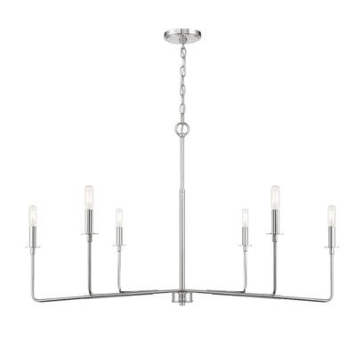 Savoy House Salerno 6 Light 42" Wide Chandelier