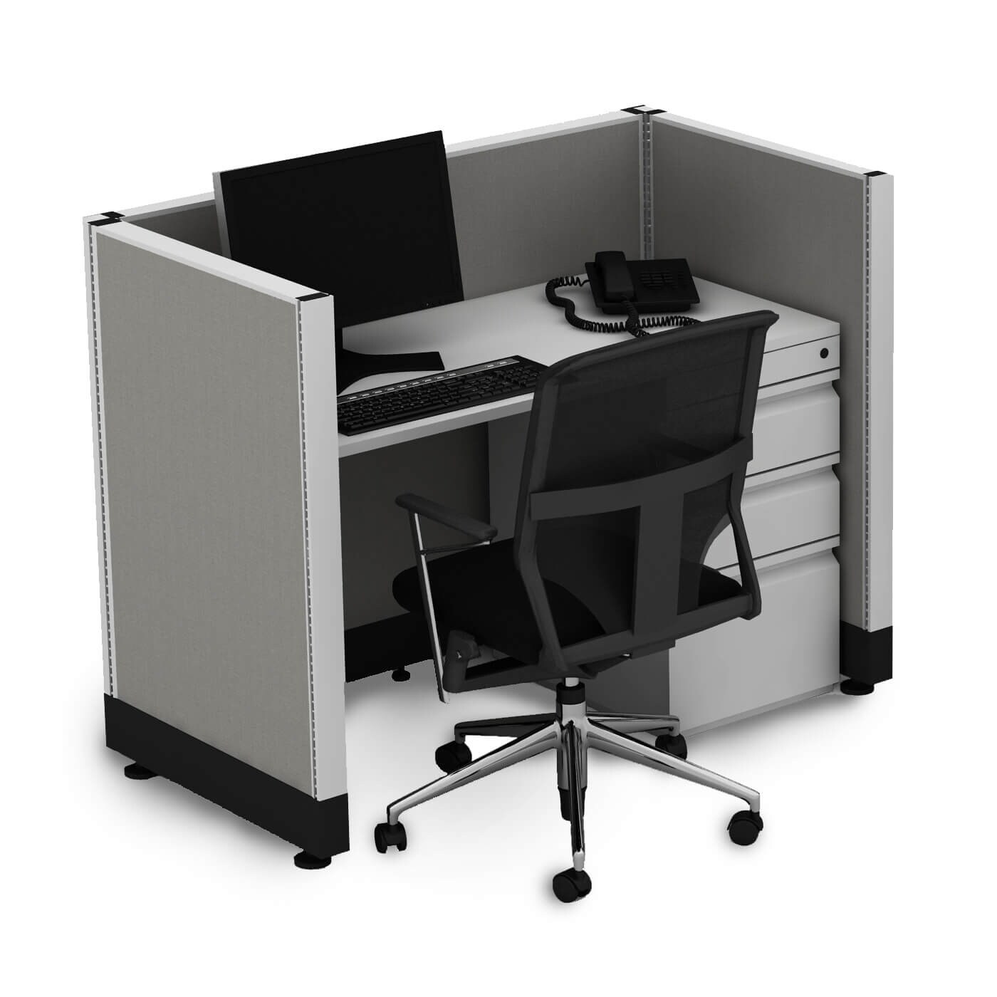 Shop Small Office Cubicles 39h Unpowered Free Shipping Today
