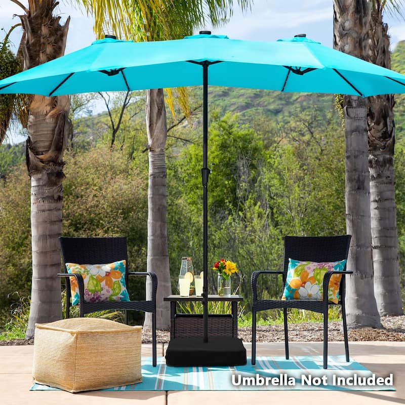 Autlaycil 13Ft Retangle Patio Umbrella Extra-Large Outdoor Umbrella No Base
