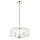 Option Clear Shade / Polished Nickel