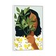 preview thumbnail 7 of 10, iCanvas "Botany Portrait I" by Victoria Borges Framed Canvas Print White - 26x18