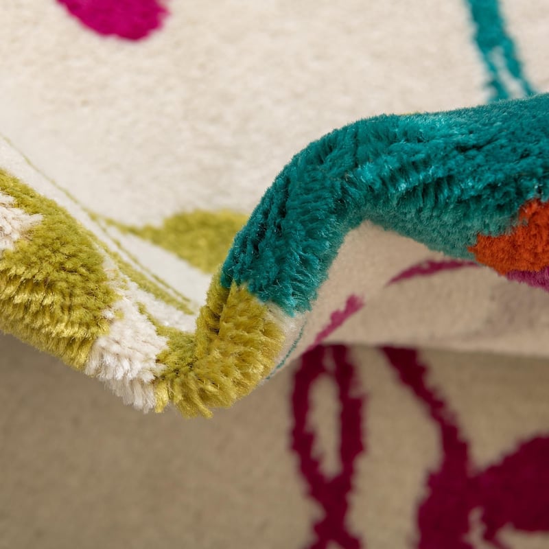 Contemporary Chorisia Collection Area Rug