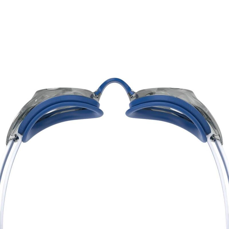 Vanquisher 3.0 Mirrored Swimming Googles, Blue/Steel/Silver Mirror
