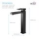 preview thumbnail 12 of 25, Lead Free Solid Brass Single Handle Bathroom Vanity Sink Faucet with Water Hose