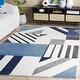 preview thumbnail 3 of 84, SAFAVIEH Hollywood Tatianna Mid-Century Modern Abstract Rug 8' x 10' - Ivory/Blue - Rectangle