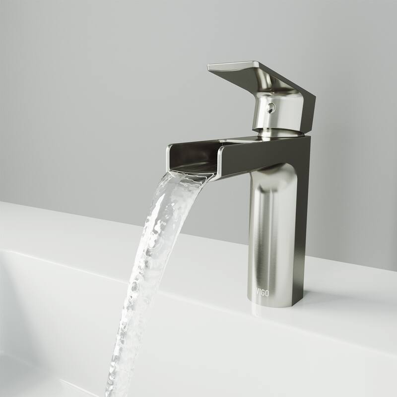 VIGO Ileana 7" H Single Handle Single Hole Bathroom Faucet