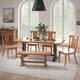 Option Oak Chairs and Bench
