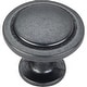 preview thumbnail 1 of 5, Elements Gatsby 1-1/4 Inch Mushroom Cabinet Knob
