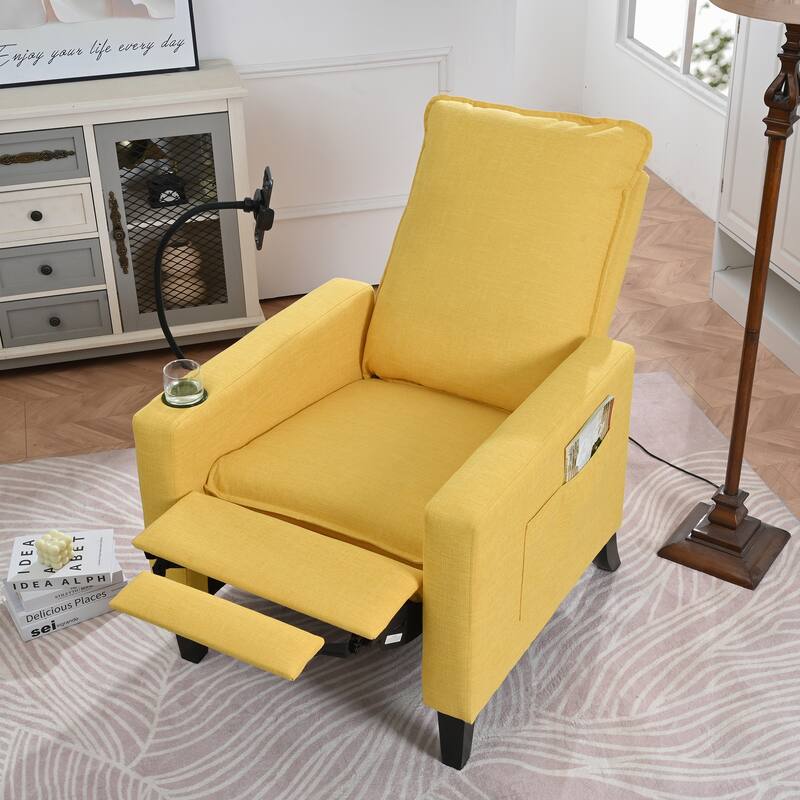 Recliner Chair with Cup & Phone Holder