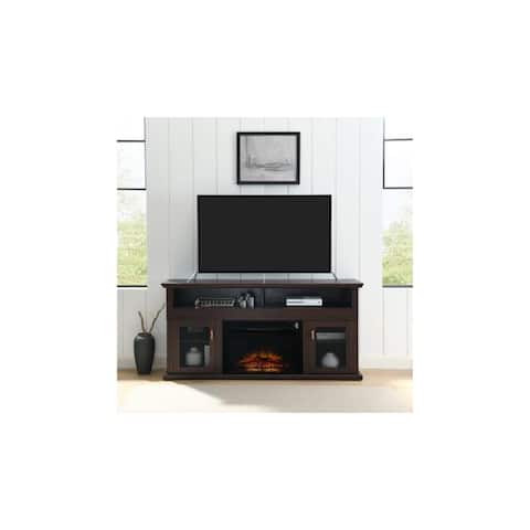 65 inches TV Stand with Electric Fireplace.