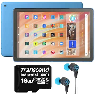 Amazon Fire HD 10 32GB 10.1" Tablet with Wi-Fi - 13th Gen (Ocean) + Accessories