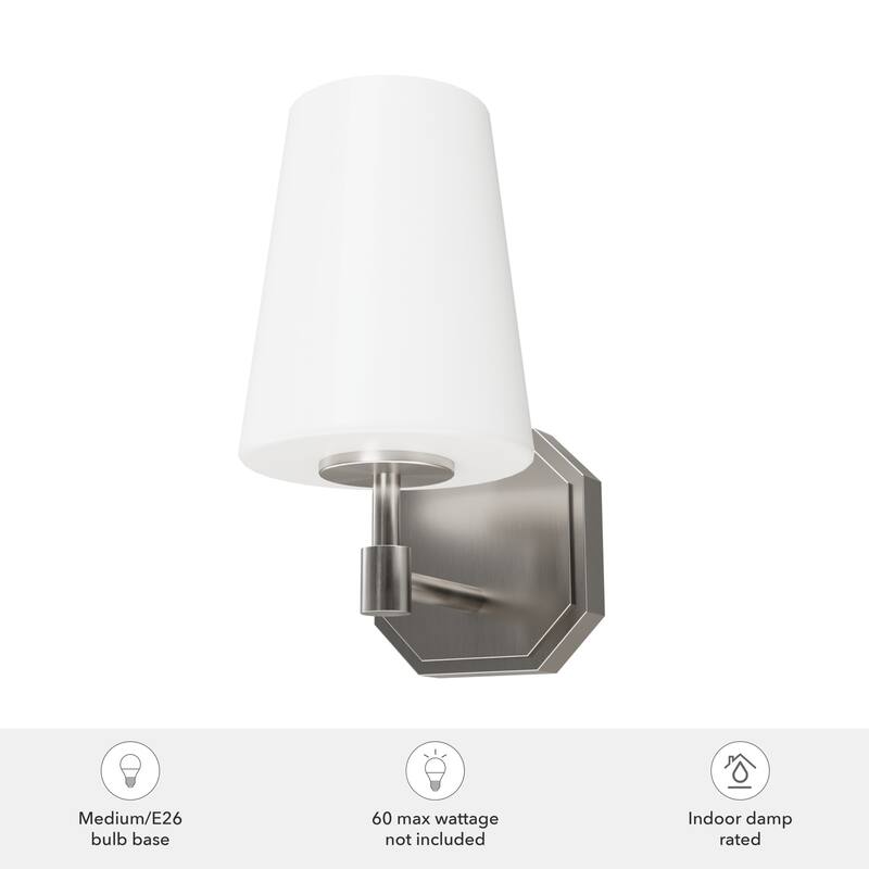 Hunter Nolita 1 Light Wall Sconce - Contemporary, Transitional