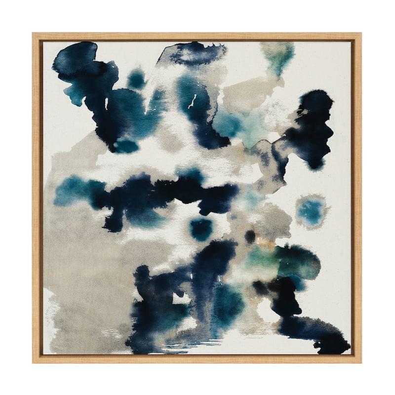 Kate and Laurel Sylvie Gilded Watercolor Frame Canvas by Amy Lighthall