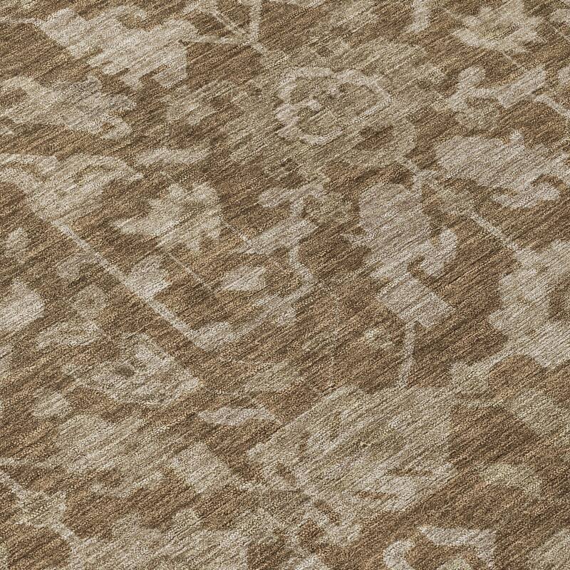 Machine Washable Indoor/ Outdoor Casual Traditional Chantille Rug