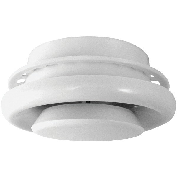 White Mintcraft Srsd06 Round Ceiling Diffuser 6 In W Other Home