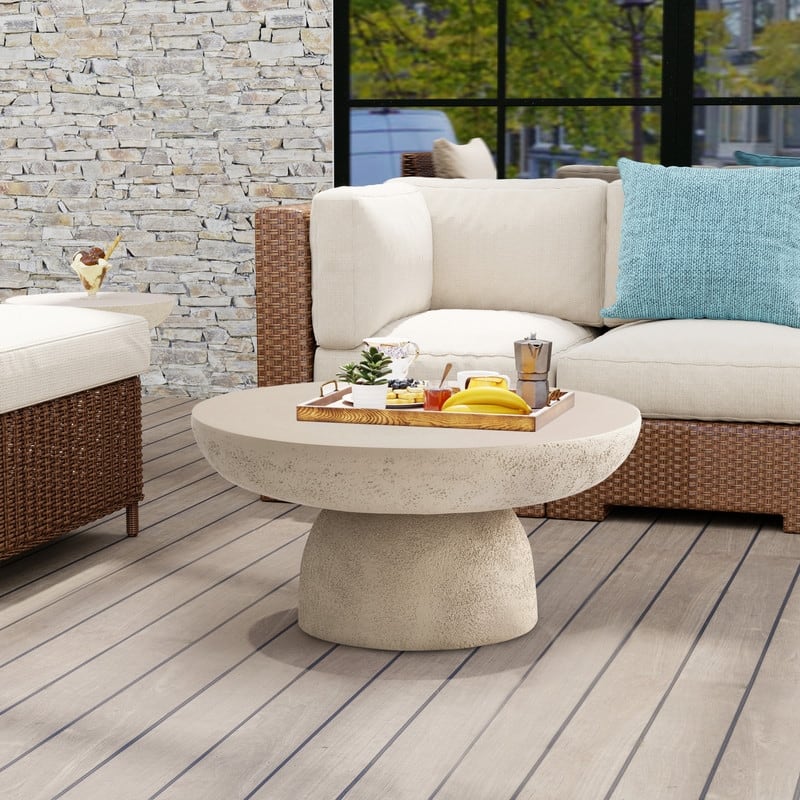 Round Concrete Coffee Tables