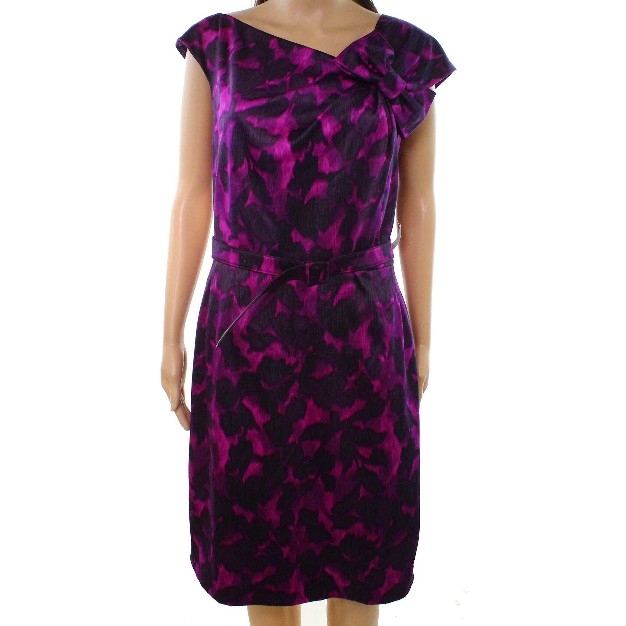 eliza j bow sheath dress