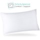 preview thumbnail 24 of 23, Nestl 100% Cotton Cover Premium Plush Down Alternative Bed Pillow