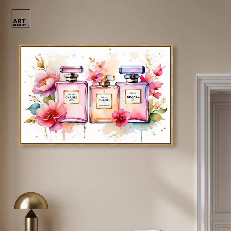 Floral Fragrance Canvas by Art Remedy