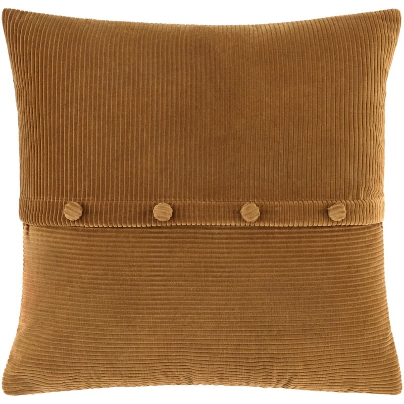 Livabliss Corduroy Quarters Modern Accent Pillow