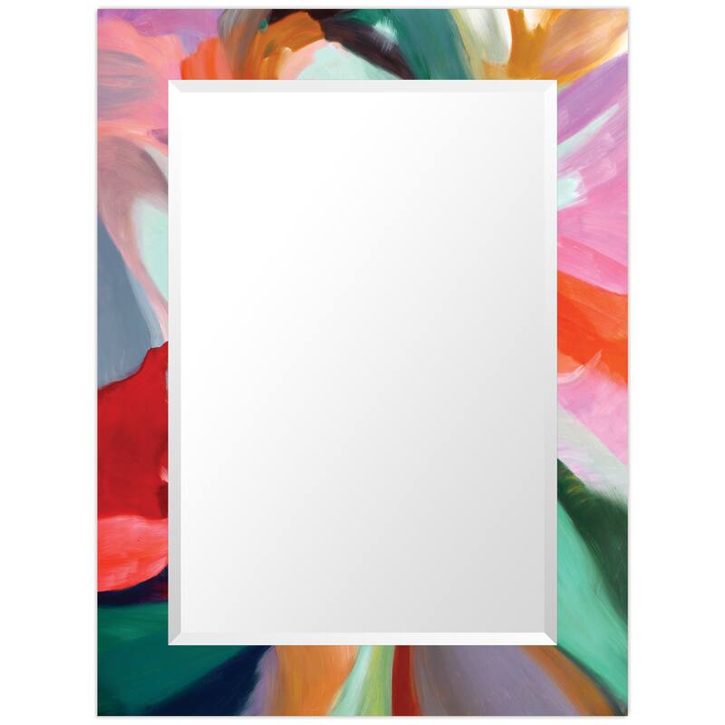 Abstract Rectangular Beveled Wall Mirror, Leaner,Large Mirror, Bathroom Mirror,Cheval Mirror,Ready to Hang