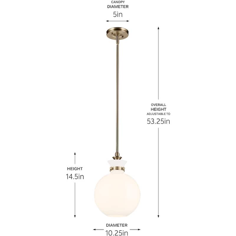 Kichler 52778 Laria 11" Wide Pendant