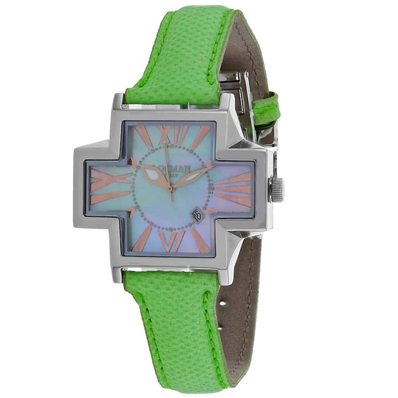 Locman Women's Italy Plus Mop Dial Watch - 181MOPGR/GR KS - 6 (36)