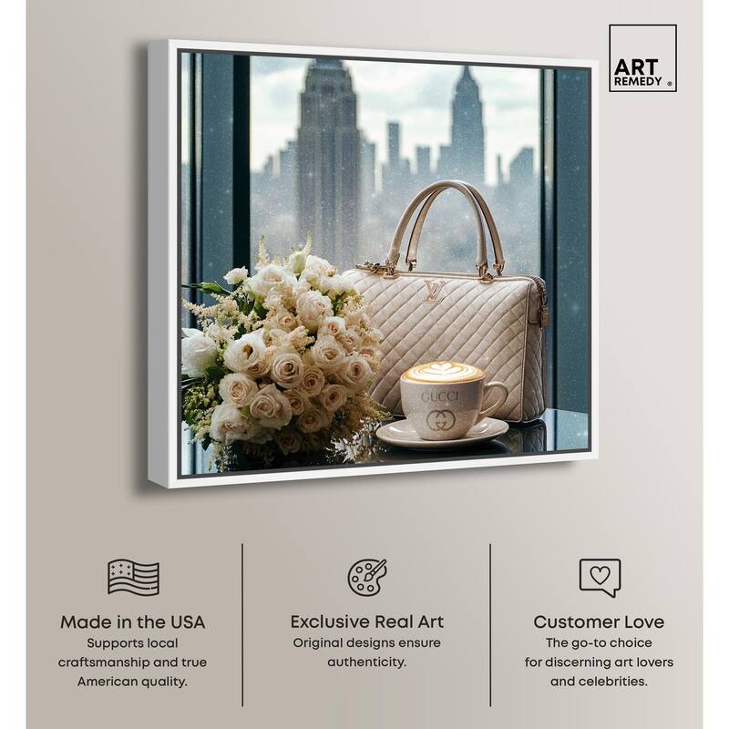 Glam by the Window New York Canvas by Art Remedy