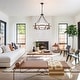 preview thumbnail 31 of 56, Dimmable Large Drum Glass Chandelier for Dining Room High Ceiling Living Room