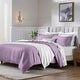 preview thumbnail 26 of 113, Superior Egyptian Cotton 650 Thread Count Solid Duvet Cover Set Full - Queen - Wisteria