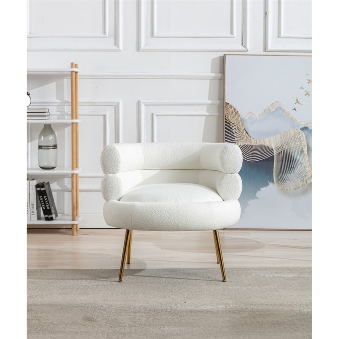 Gold reading chair sales