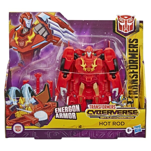 transformers cyberverse hot rod toy