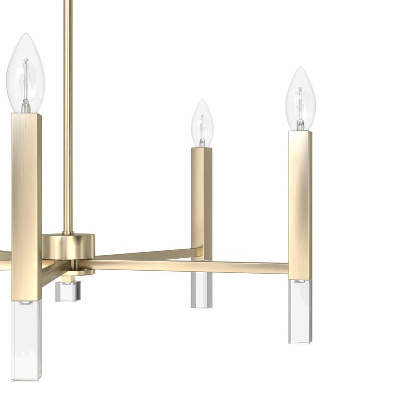 Hunter Sunjai 5-Light Chandelier - Dining Room, Foyer - Contemporary, Transitional