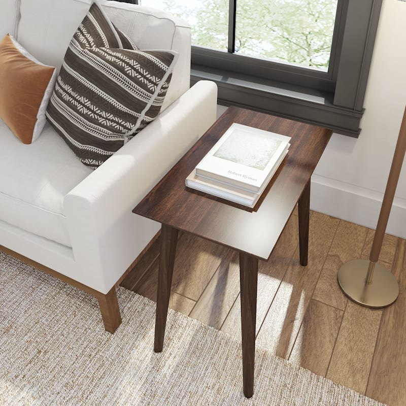 Plank and Beam Mid-Century Rectangular Side Table - 24"