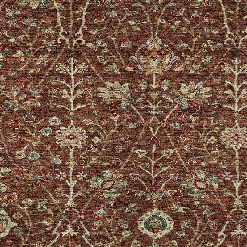 HomeRoots Floral Transitional Rectangle Outdoor Rug