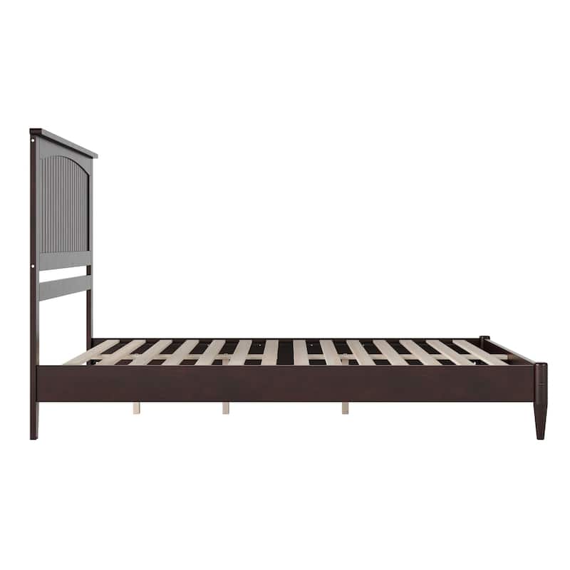 Naples Solid Wood Low Profile Platform Bed