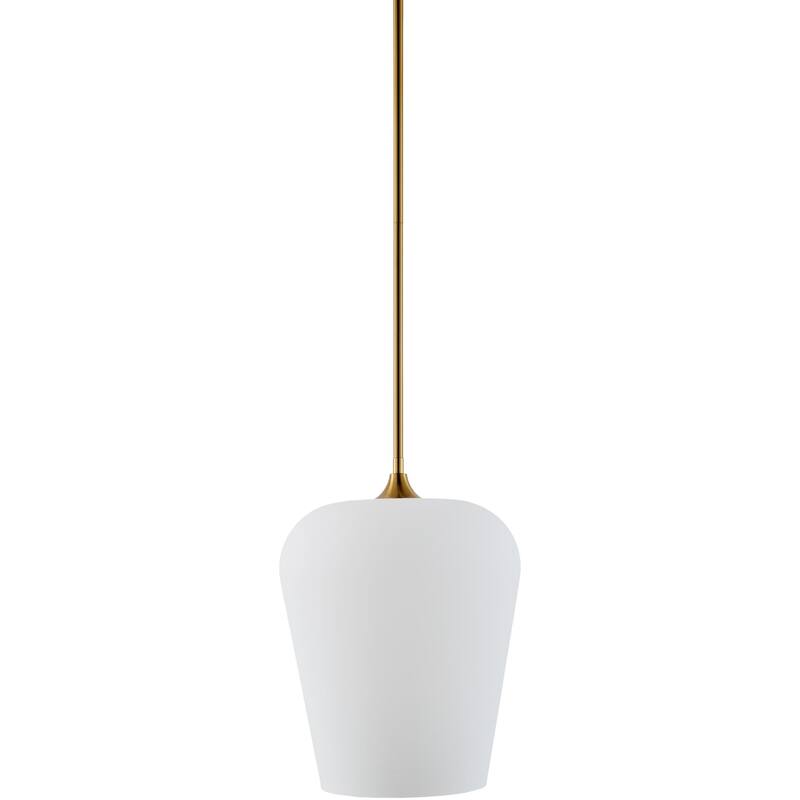 Livabliss Yueva Modern Pendant - 12"L x 12"W x 15"H - Brass