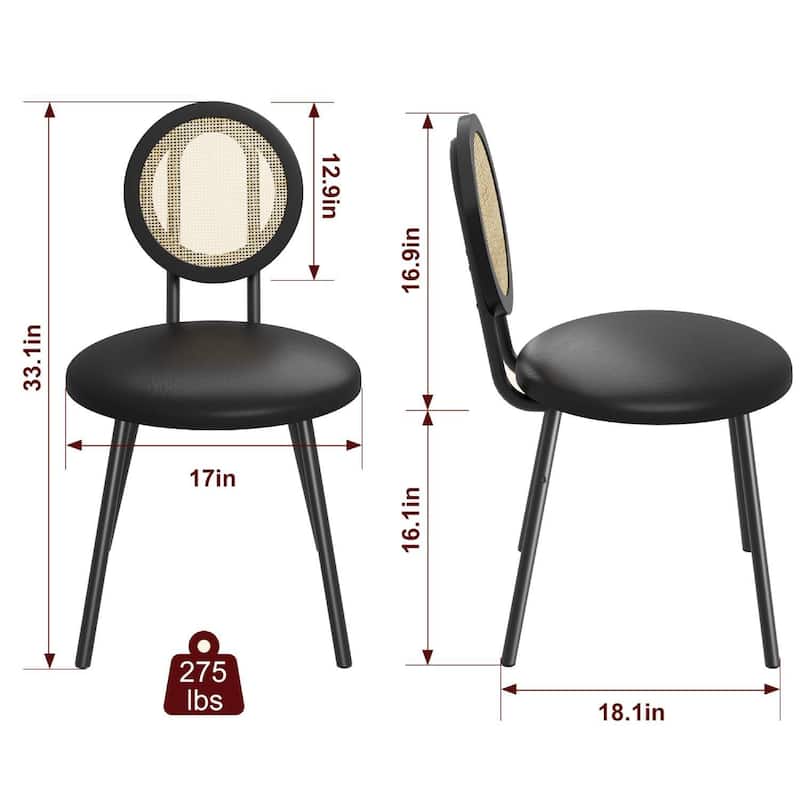 Kitchen Dining Chairs Set with Thicken Upholstered