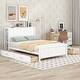 preview thumbnail 3 of 28, Full Storage Bed Frame with Headborad, Drawers, Storage Shelves