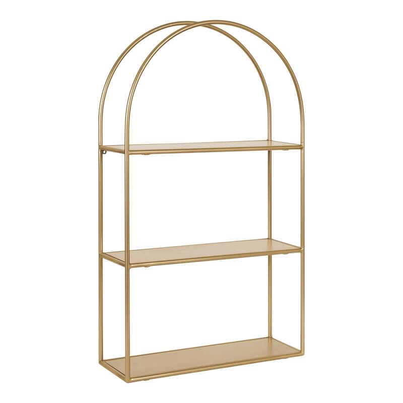 Kate and Laurel Monroe Metal Arch Shelf