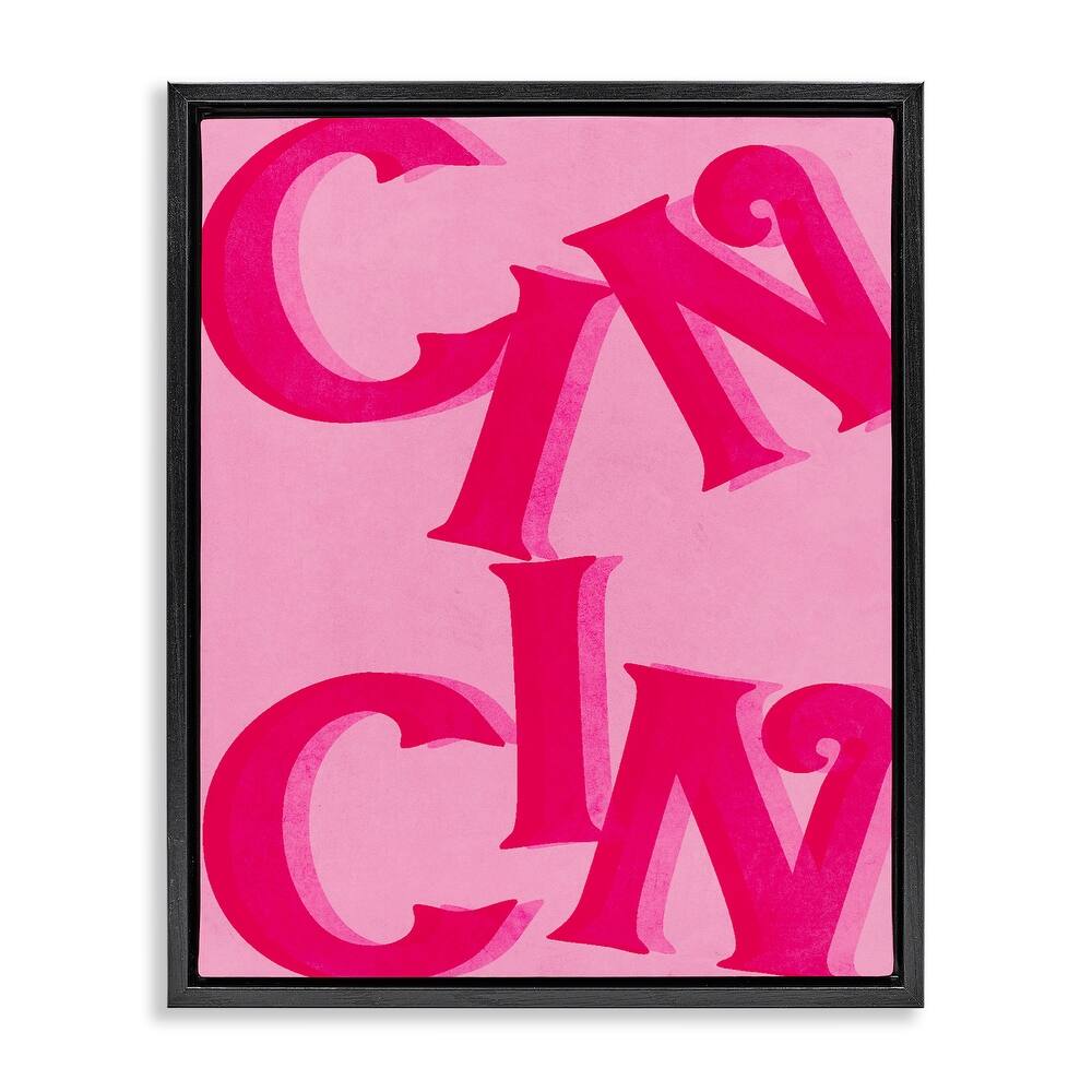 Stupell Celebration Cin Cin Cheers Framed Floater Canvas Wall Art Design By Lil' Rue