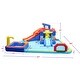 preview thumbnail 13 of 11, Inflatable Water Park with Slide and Blower,Outdoor Bounce House Splash Pool, ETL Certified Blower Included,Backyard Water Slide