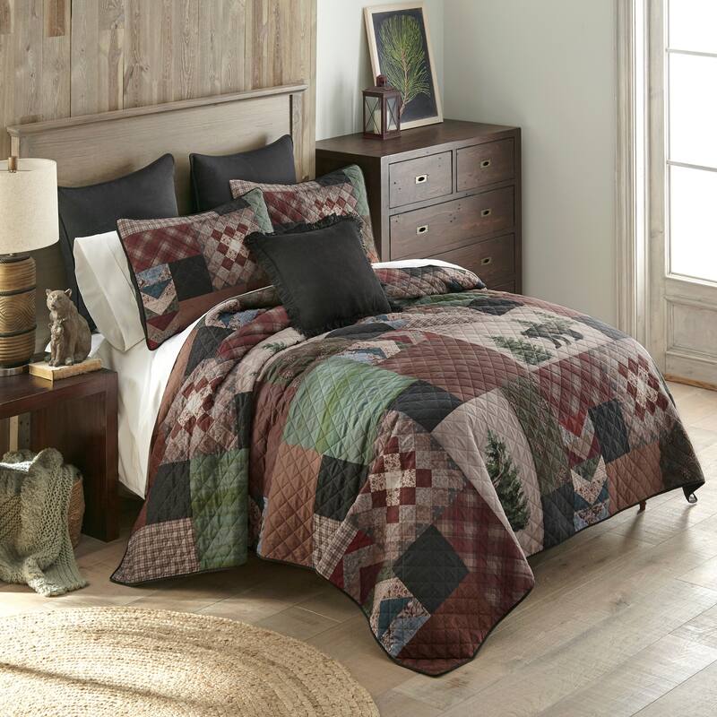 Donna Sharp Greenwood Patch Polyester Quilt Collection